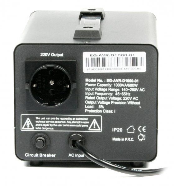 Автоматичний регулятор напруги EnerGenie EG-AVR-D1000-01 1731269885 фото