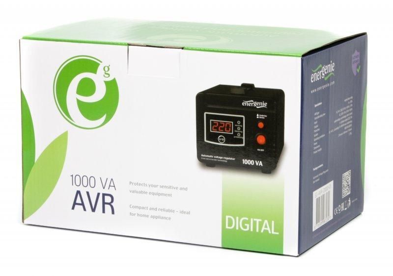 Автоматичний регулятор напруги EnerGenie EG-AVR-D1000-01 1731269885 фото