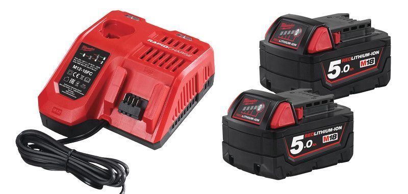 Енергокомплект M18 NRG-502 (В5 2шт; з/у M12-18FC) + подарунок Акумулятор M12 B2 4933459217 4933459217 фото