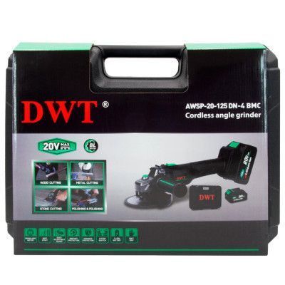 Акумуляторна болгарка DWT AWSP-20-125 DN-4 BMC 410367 фото