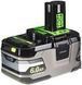 Аккумулятор ONE+ Li-Ion 6 Ач 18 В RYOBI RB18L60 5133002866 фото 3