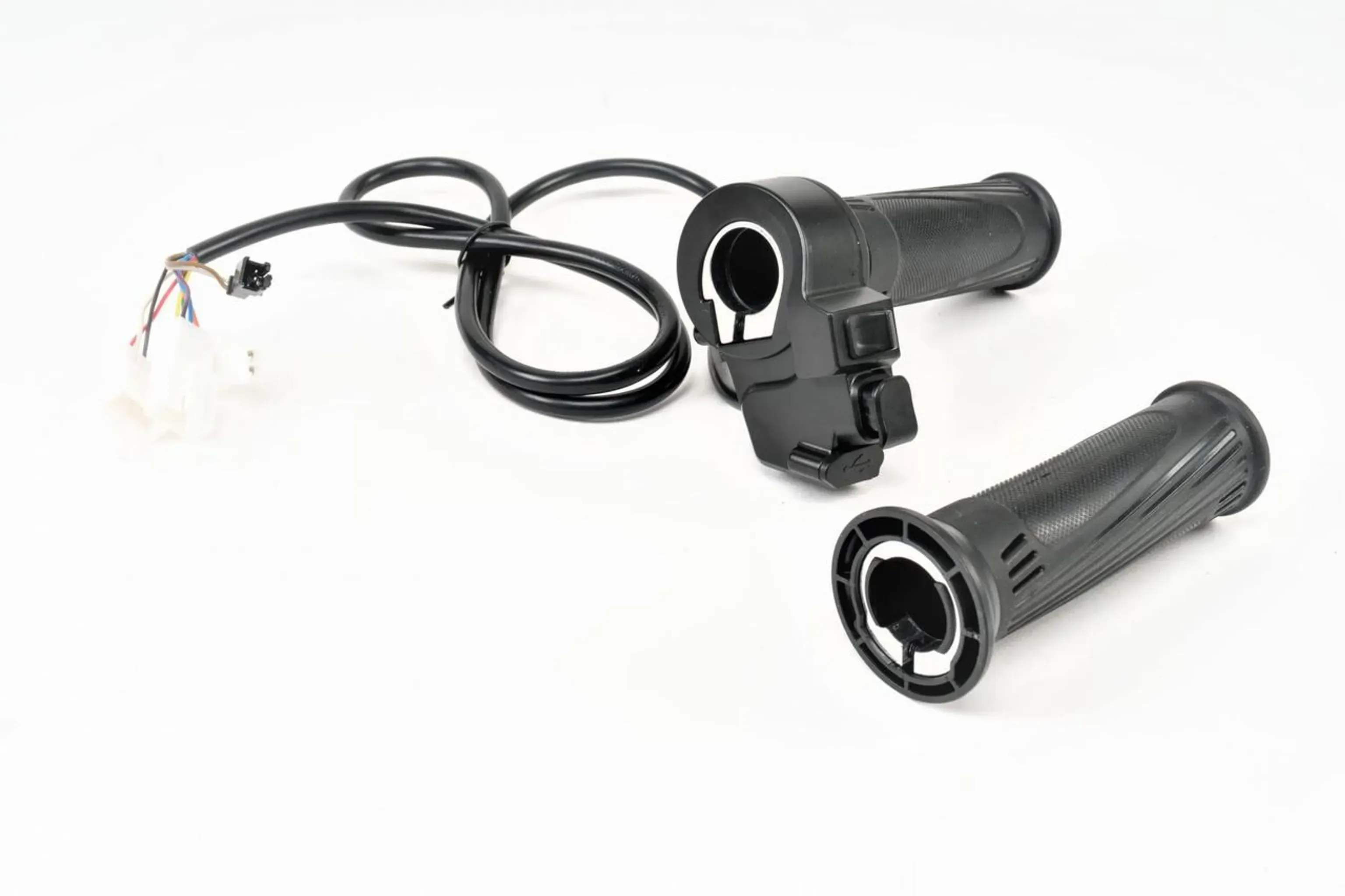 Ручка газу мото із кнопками та USB — купити з доставкою по Україні