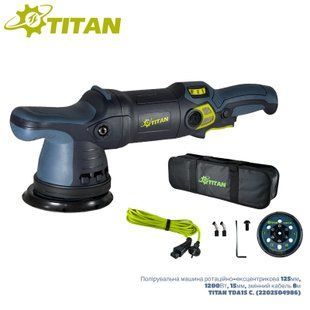 Полировальная машина ротационно-эксцентриковая TITAN TDA15 C 2202504986 фото