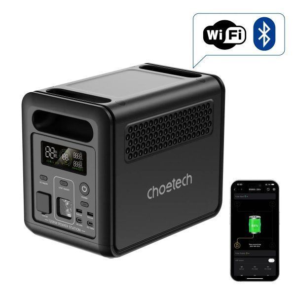 Зарядна станція Choetech BS068-EU-BKGY 1200 Вт 1607794 фото