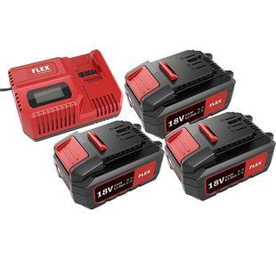 Набор батарей и зарядное устройство Flex Akku Pro Set 18 V 460050 фото