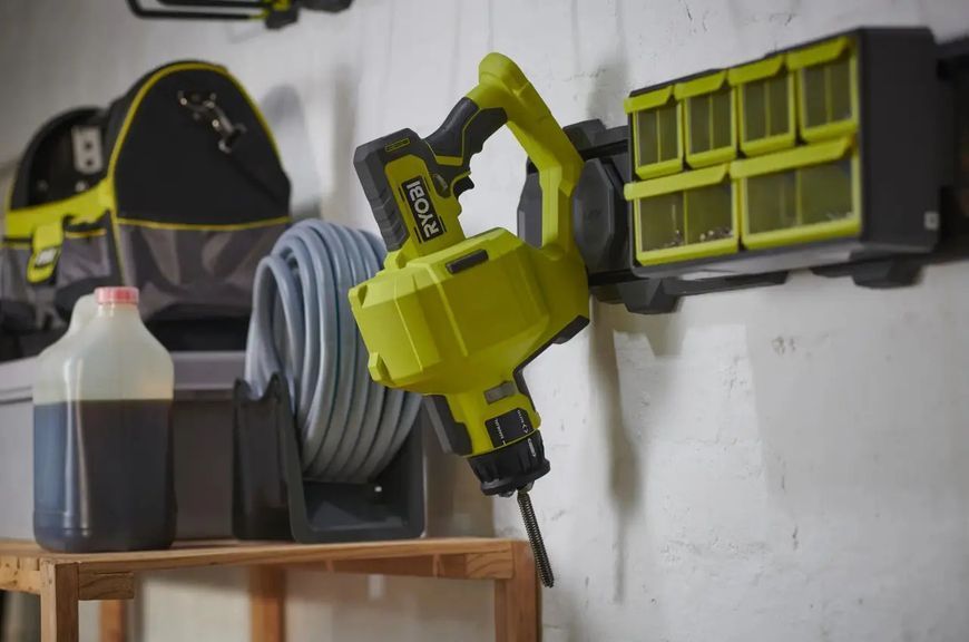 Акумуляторна машина для прочищення труб Ryobi ONE+ RDA18-0  (БЕЗ АКБ ТА ЗП) 5133006416 фото