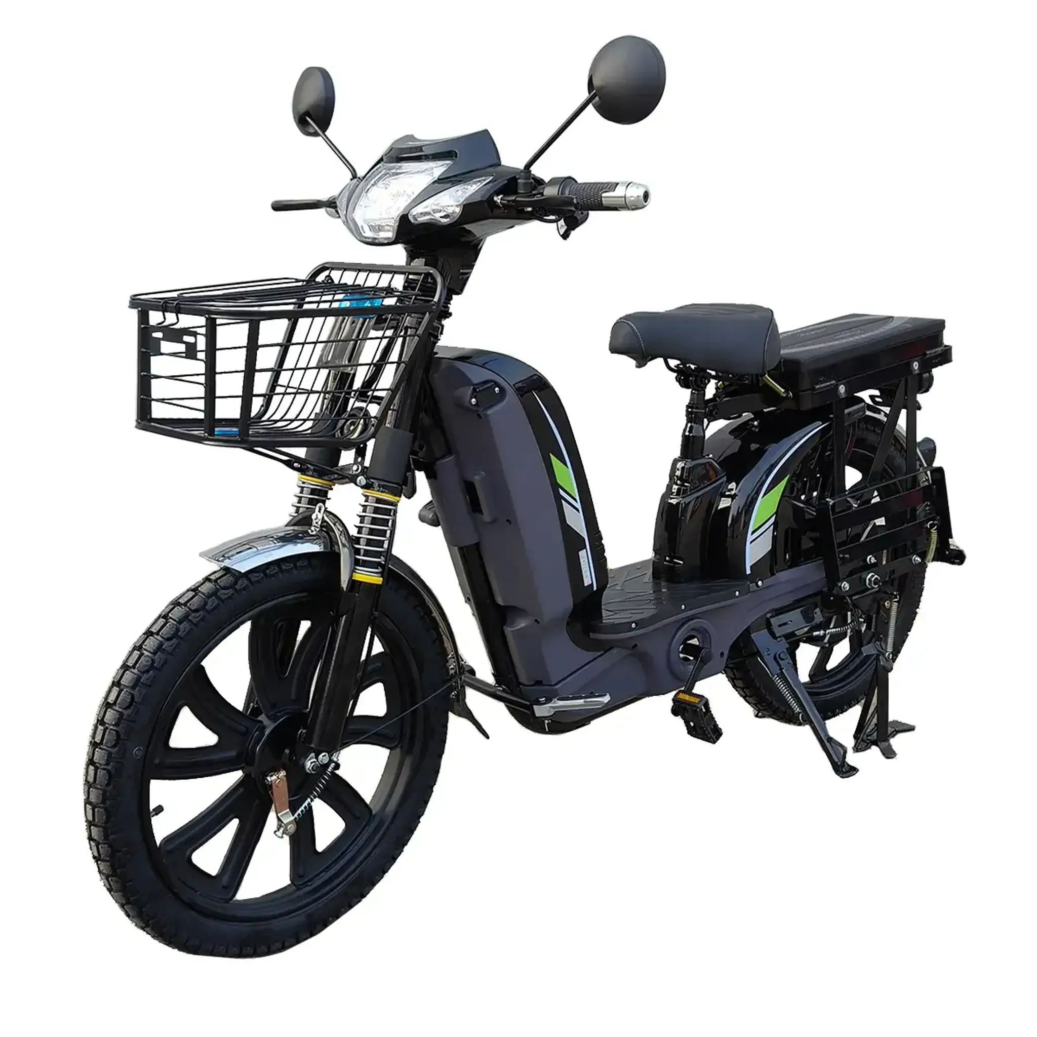 Електроскутер Forte EM-219 (Чорний) — купити з доставкою по Україні