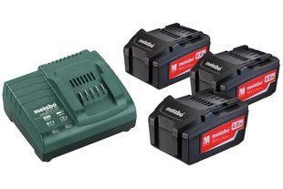 Базовый комплект METABO 3 X Li-Ion 4,0 Аг + ASC 30-36 В 685049000 фото