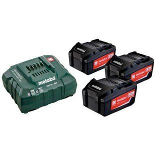 Базовый комплект METABO 3 X Li-Ion 5,2 Аг + ASC 30-36 В 685048000 фото