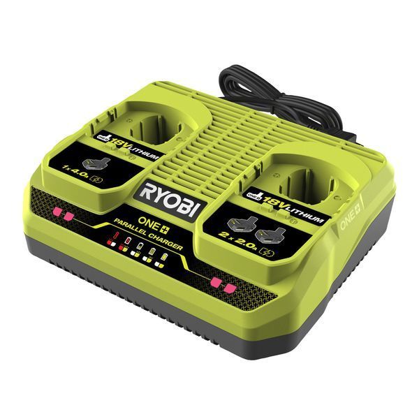 Двопортовий зарядний пристрій Ryobi RC18240 18 В, ONE+ 5133005579 фото