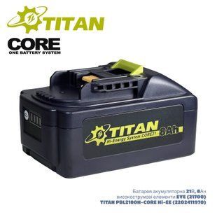 Батарея аккумуляторная TITAN PBL2180H-CORE Hi-EE SYSTEM CORE21 высокоточные элементы  2202411970 фото