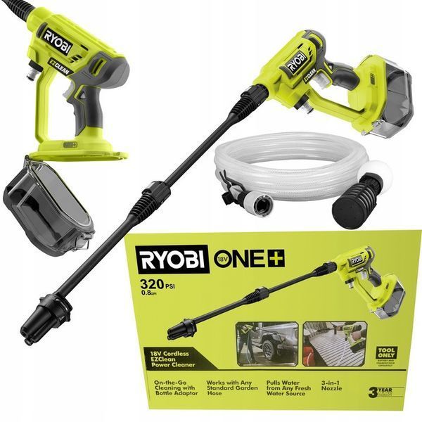 Аккумуляторная мойка высокого давления RYOBI RY18PW22A-0 5133004570 фото