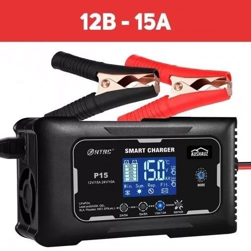 Інтелектуальний зарядний пристрій для акумуляторів HTRC P15 12В/24В 5 А/8А/15А 090115428 фото