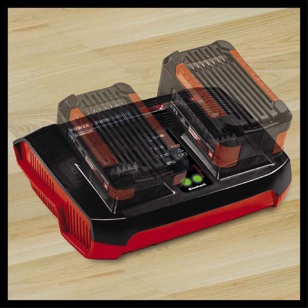 Зарядное устройство на два аккум. 18V 2x3.0Ah Einhell Twincharger Kit 4512083 фото