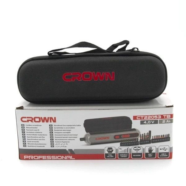 Акумуляторна викрутка CROWN CT22053-TB 410895 фото