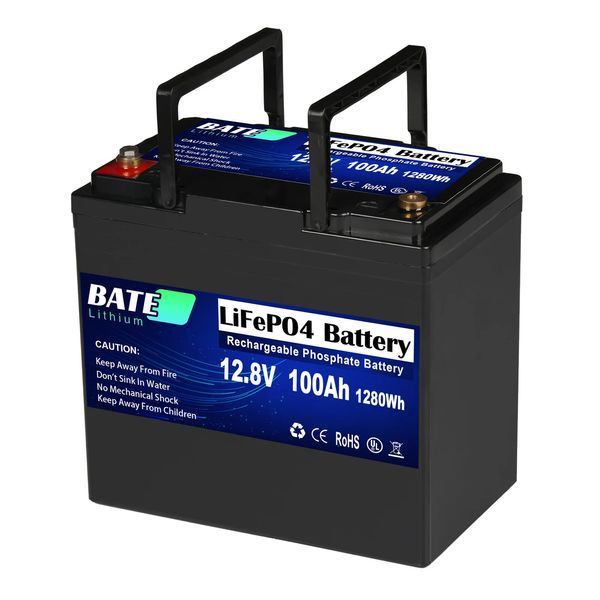 Литий-ферумный аккумулятор Bate LiFePO4 12.8 V / 100 AH 2282299025 фото