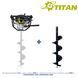 Мотобур бензиновый TITAN BE250A-200 (с муфтой расцепки при заклинивании бура, в комплекте шнек 200мм) 201903232-200 фото 8