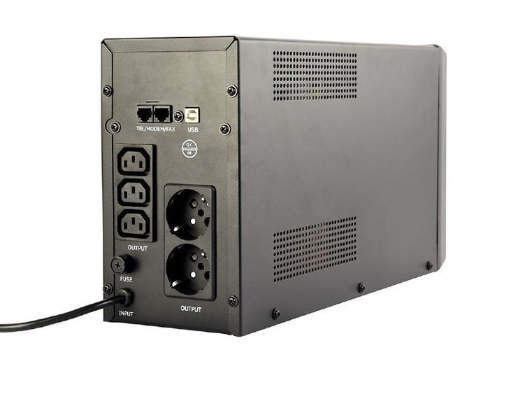 Джерело безперебійного живлення EnerGenie EG-UPS-035 2000VA LCD USB серія Pro 1605664 фото
