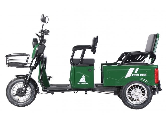Триколісний електроскутер Ferma Rider 2000 W 72V Зелений Ferma Rider фото