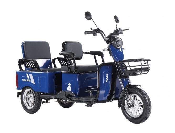 Триколісний електроскутер Ferma Rider 2000 W 72V Синій Ferma Rider фото