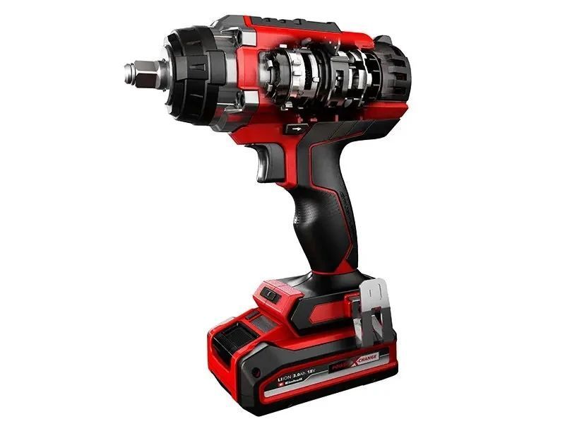 Акумуляторний ударний гайковерт Einhell IMPAXXO 18/230 4510080 фото