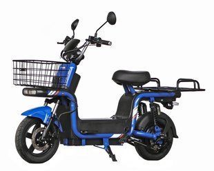 Електроскутер Maxxter RUNNER (Black-Blue) RUNNER  фото