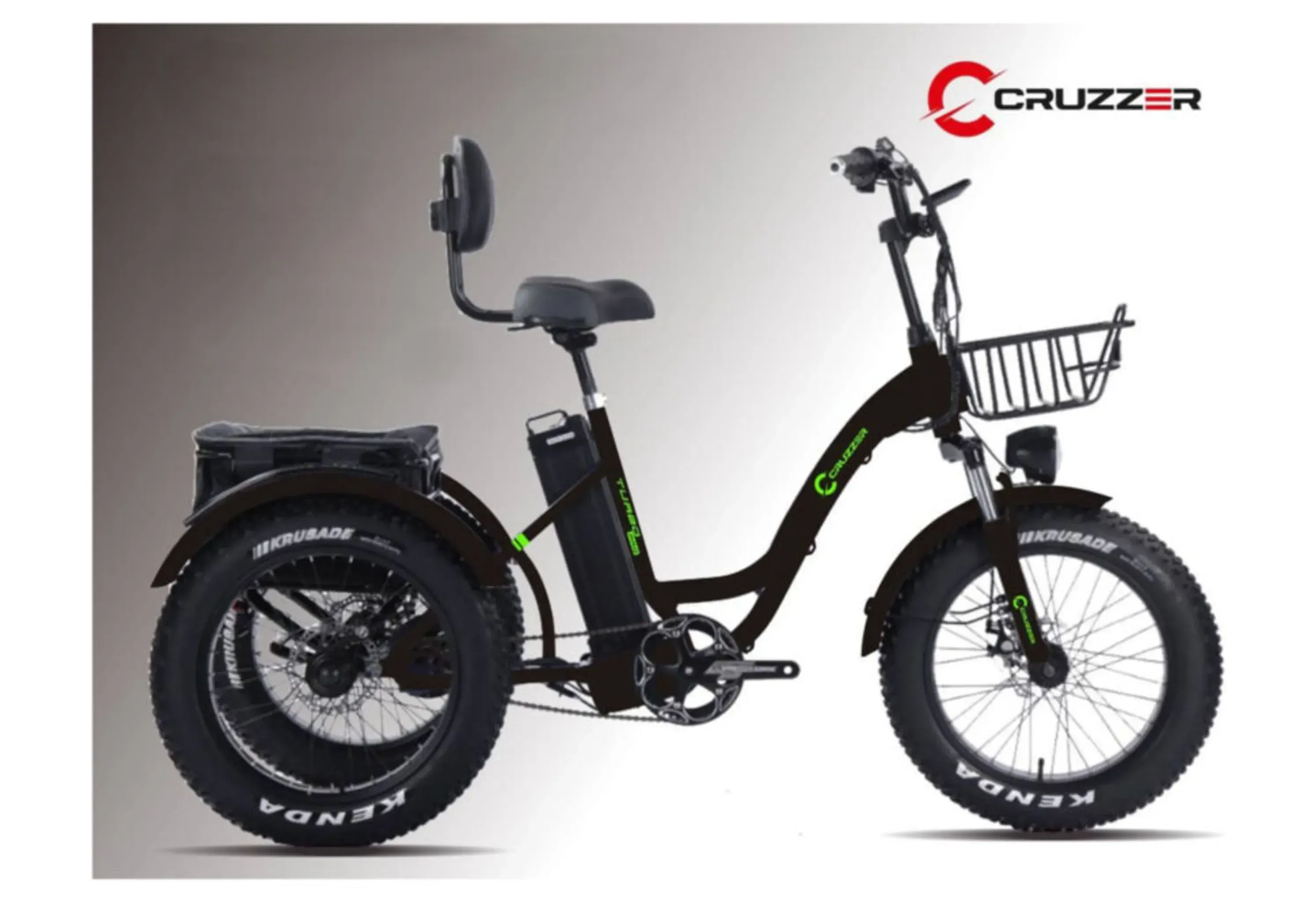 Електроскутер E-Tricycle Cruzzer Turbo Pro — купити з доставкою по Україні